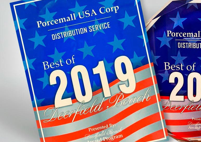 Certificados del premio Best of Deerfield Beach 2019