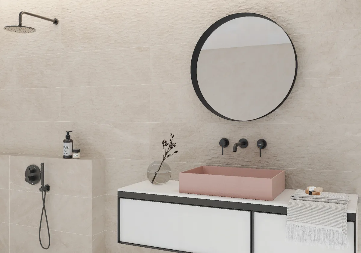 Isea Sand in a bathroom