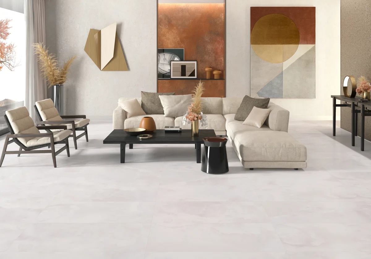 Precious White in a living space