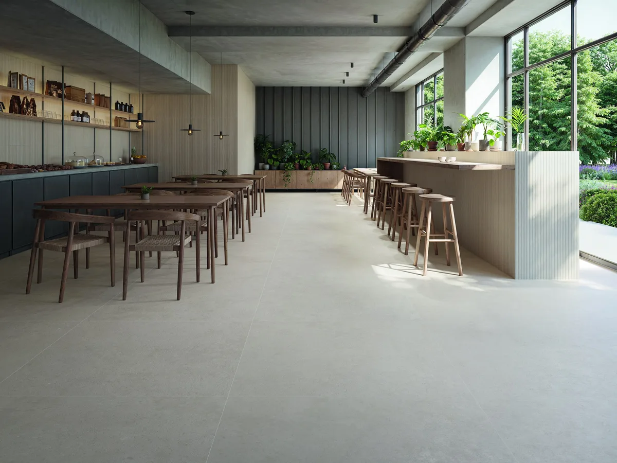 Decor Byron Almond in a commercial space