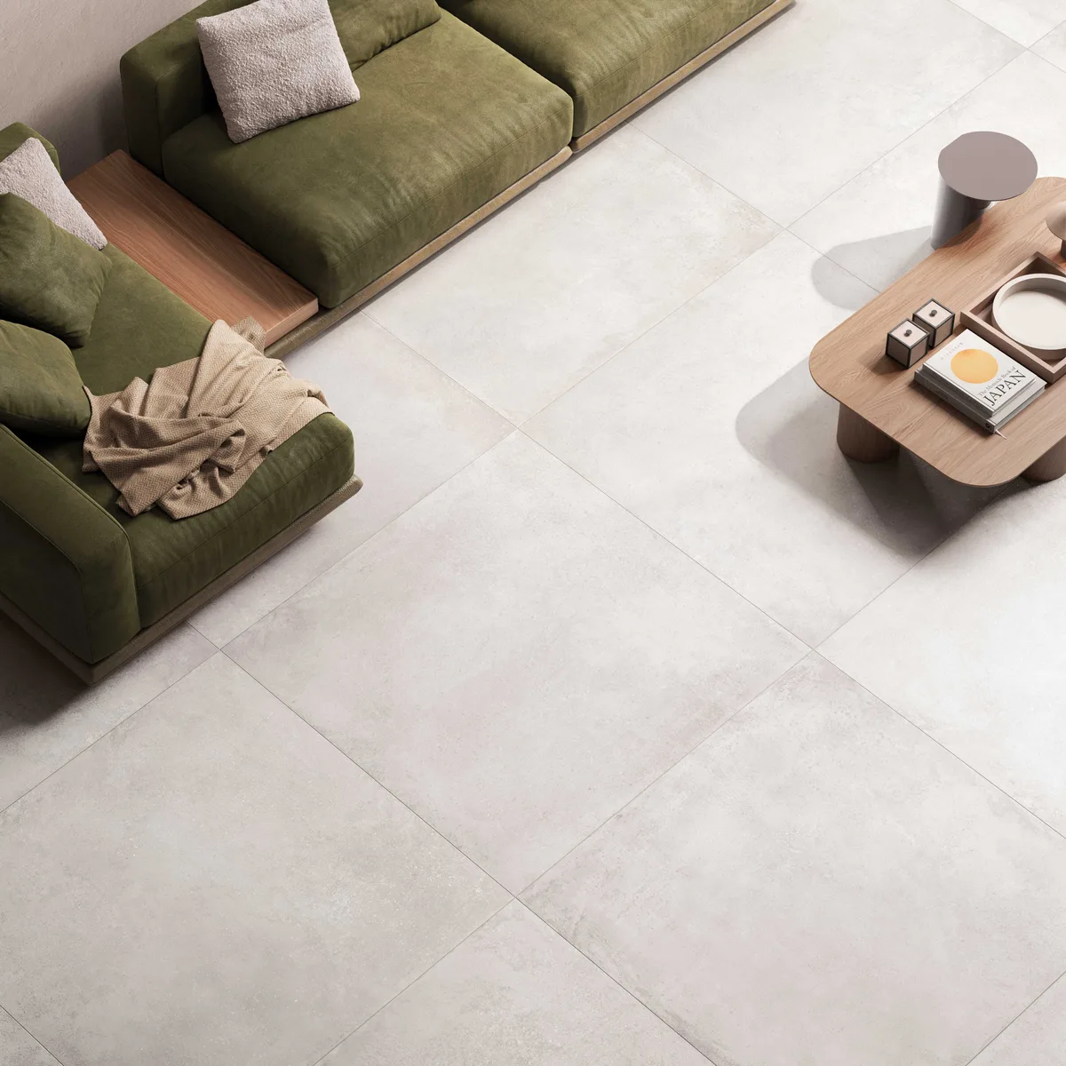 Walk Materials Salt in a living space