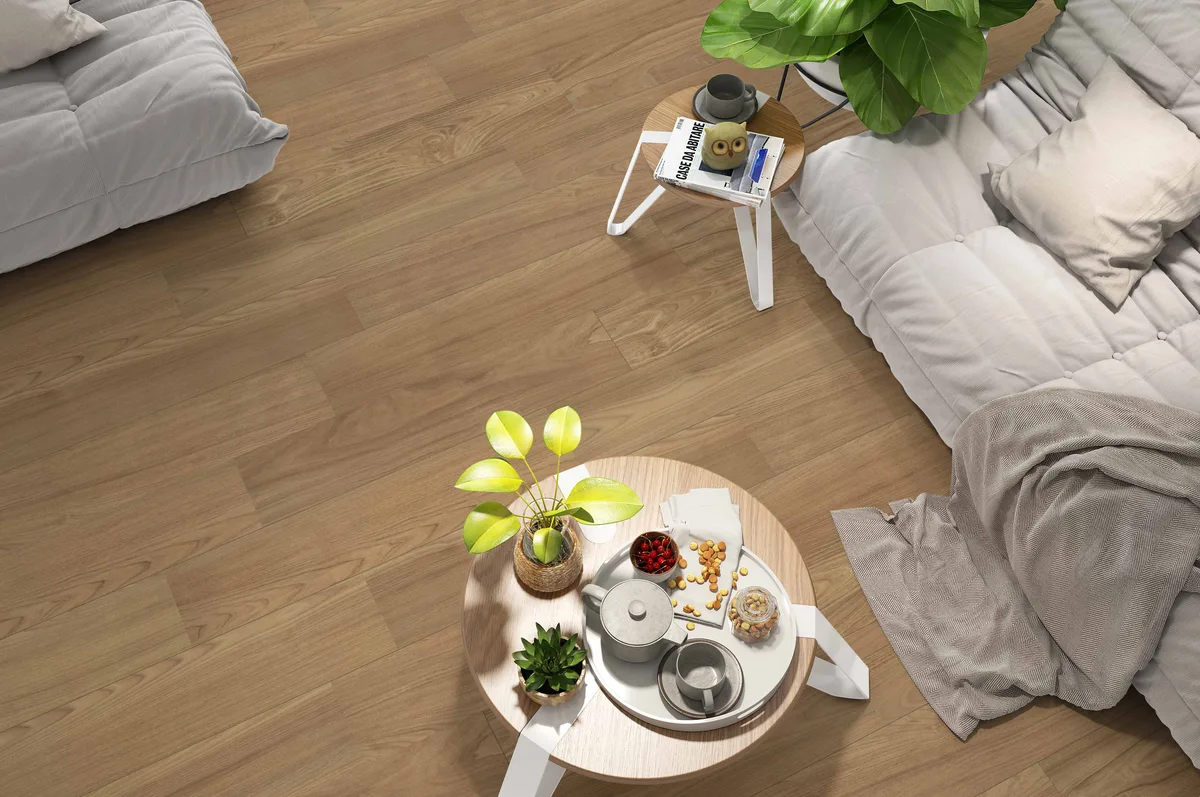 Namur Natural in a bedroom
