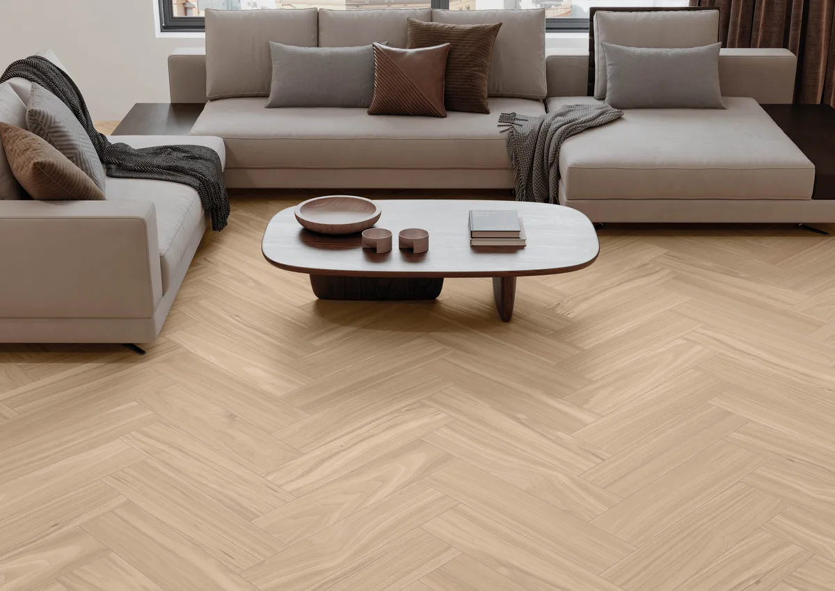 Nogal Almond in a living space