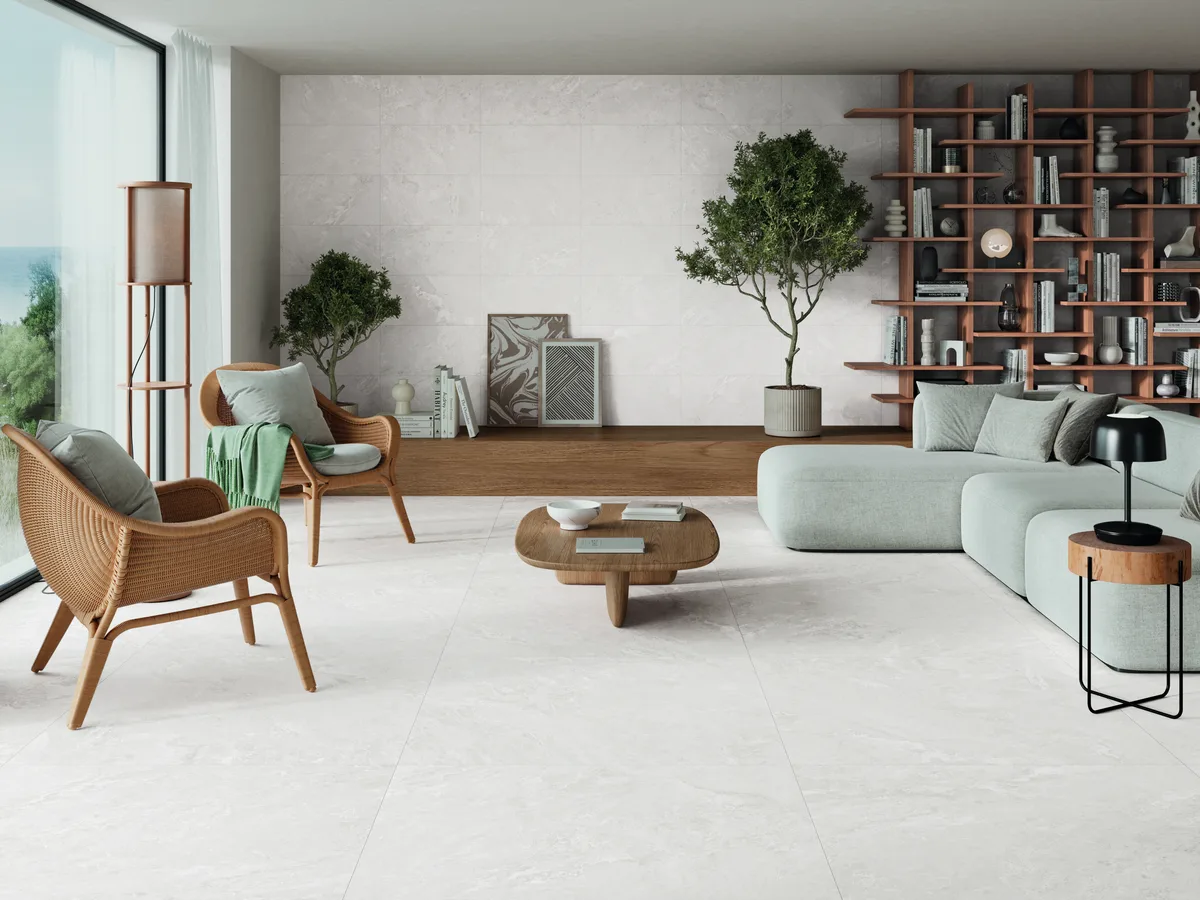 Eternity White in a living space
