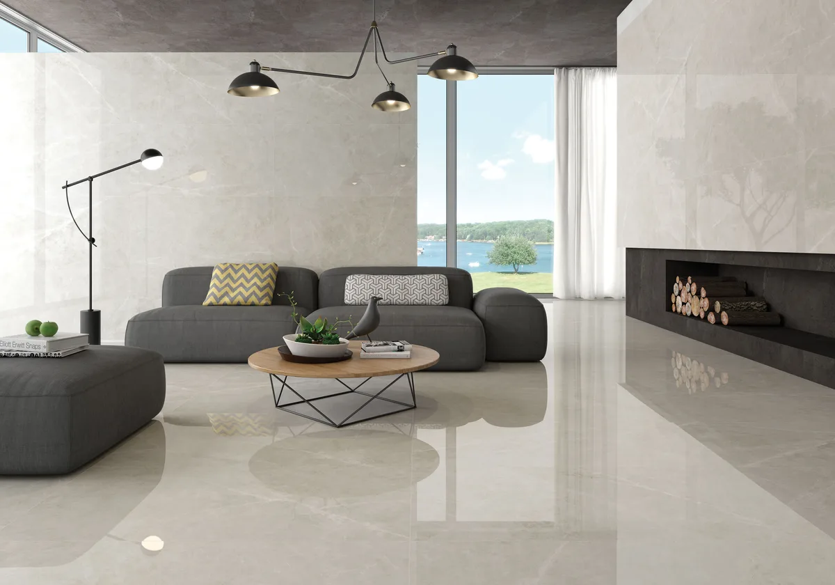 Crepuscolo Cream in a living space