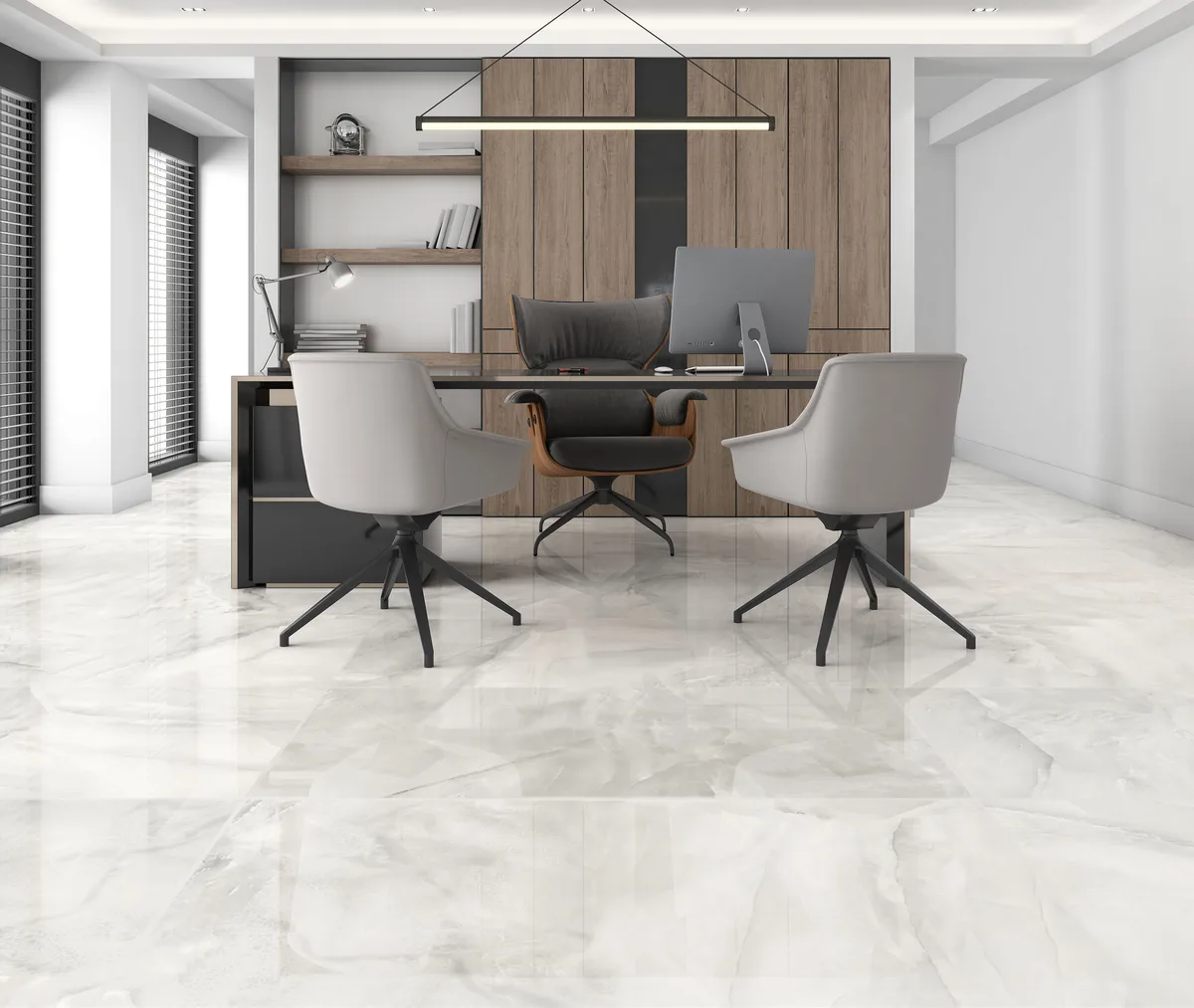 Potomac Blanco in a commercial space