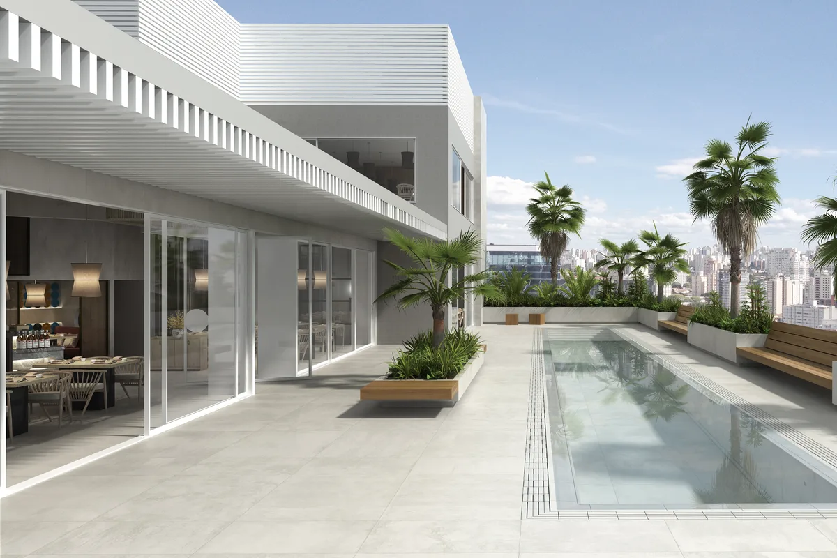Opera Ivory in an outdoor space