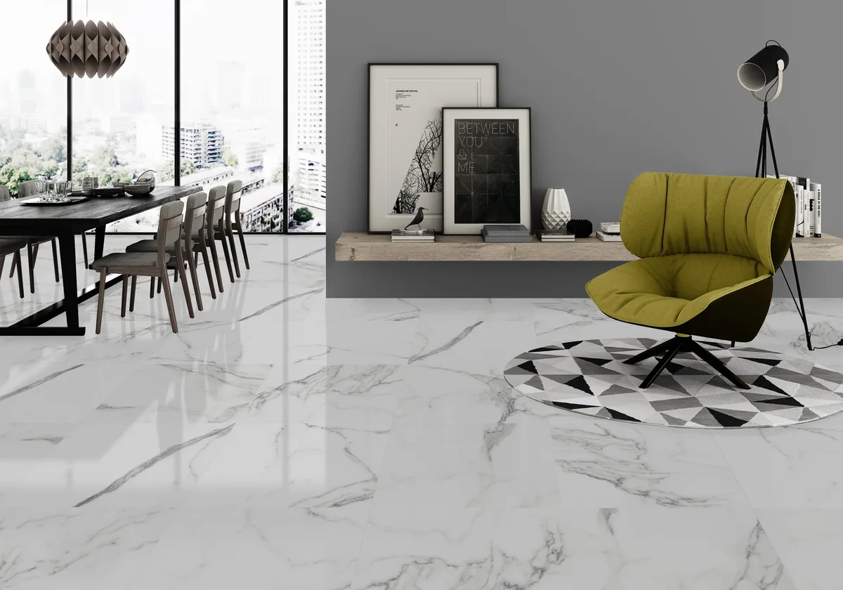 Palatina Blanco in a living space
