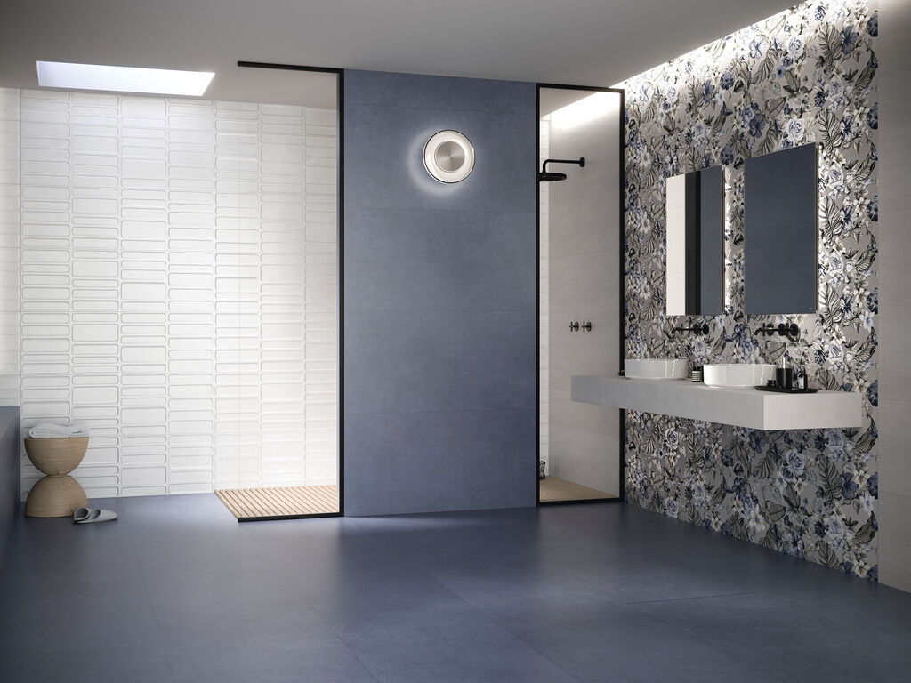 Gravity White in a bathroom