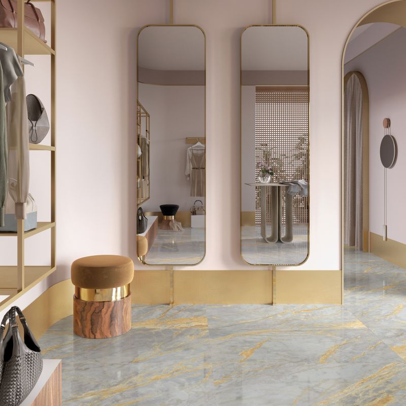 Grigio Etrusco Antique in a commercial space